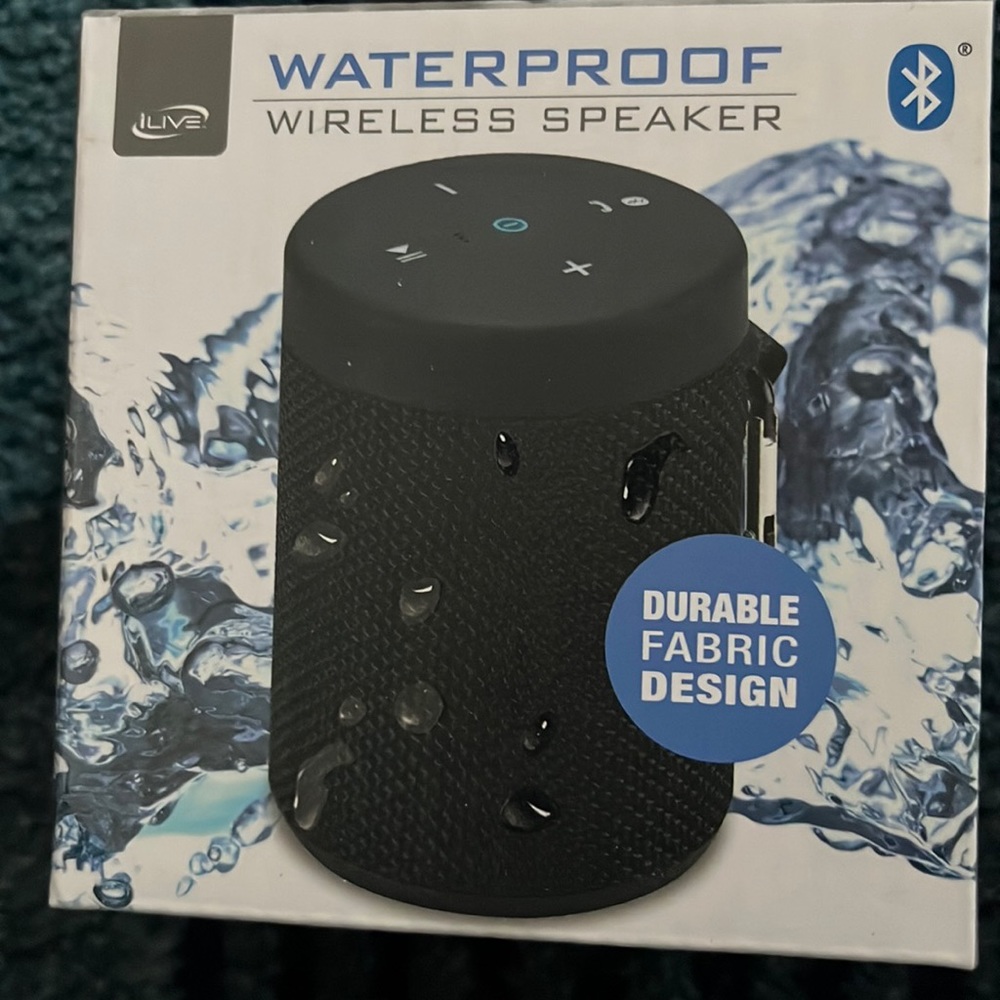 2 waterproof wireless speakers by Ilive. $15 EACH